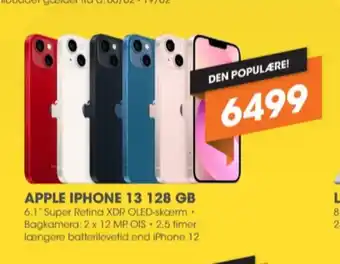 Expert Apple iphone 13 mobiltelefon tilbud