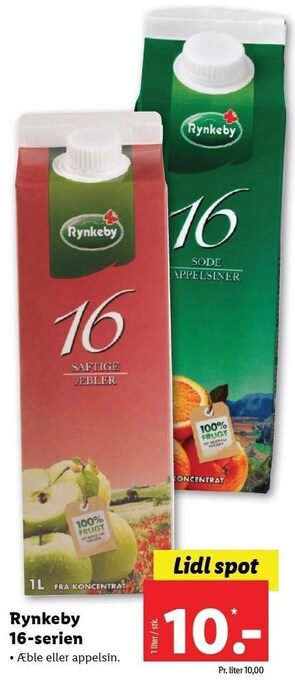 Lidl Rynkeby 16-serien tilbud