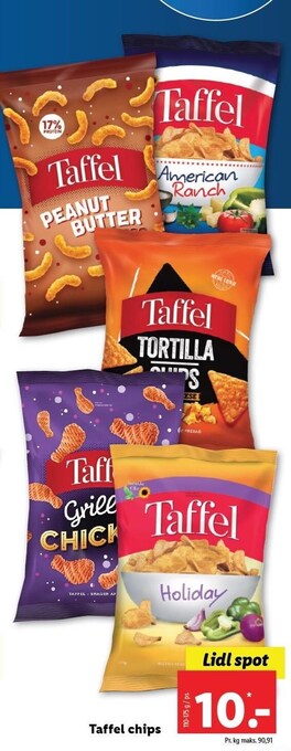 Lidl Taffel chips tilbud