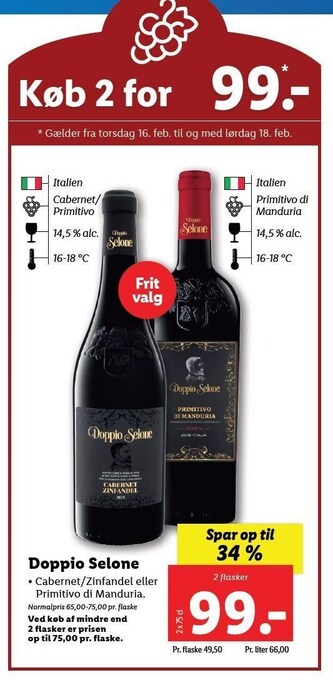 Lidl Doppio selone tilbud