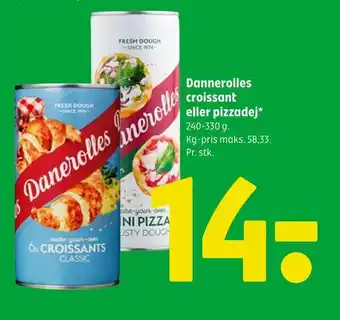 Coop 365 Dannerolles croissant eller pizzadej tilbud