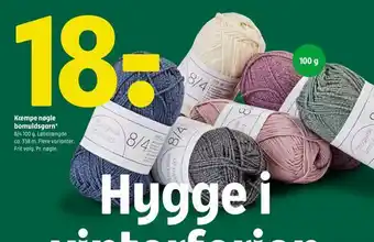 Coop 365 Kæmpe nøgle bomuldsgarn tilbud