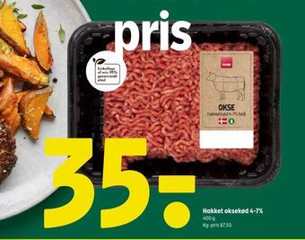Coop 365 Hakket oksekød 4-7% tilbud