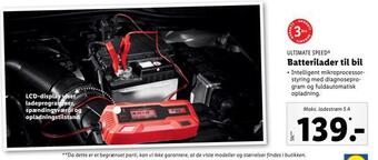 Lidl Batterilader til bil tilbud