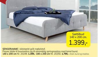 Daells Bolighus Sengeramme tilbud