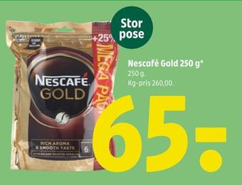 Coop 365 Nescafé gold 250 g* tilbud