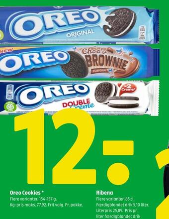 Coop 365 Oreo cookies tilbud