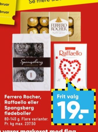 Bilka Spangsberg flødeboller kokos tilbud