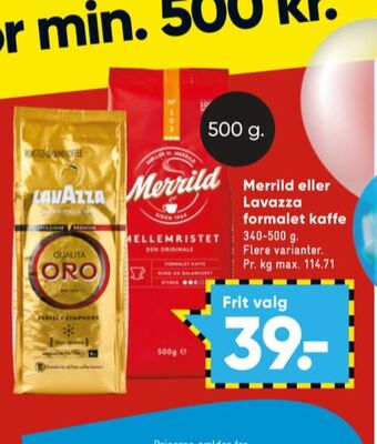 Bilka Mellemristet kaffe formalet tilbud