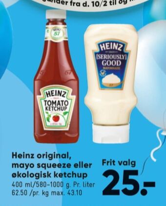 Bilka Heinz ketchup tilbud