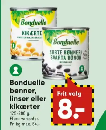 Bonduelle bønner