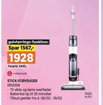 Power Stick-støvsuger tilbud