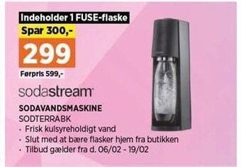 Power Sodastream sodavandsmaskine tilbud