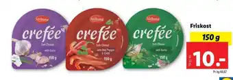 Lidl Milbona flødeost garlic tilbud