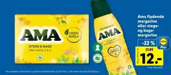 Lidl Ama margarine-fast tilbud