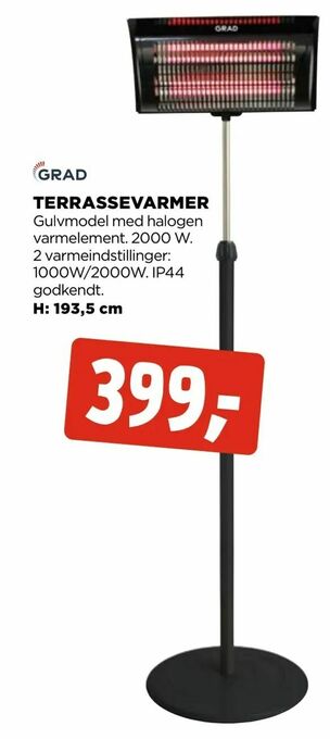jem & fix Terrassevarmer tilbud