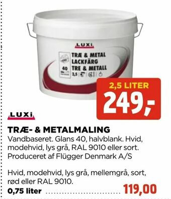 jem & fix Træ- & metalmaling tilbud
