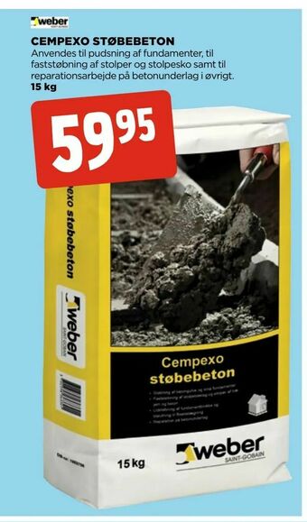 jem & fix Cempexo støbebeton tilbud