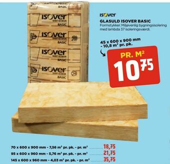 jem & fix Glasuld isover basic tilbud