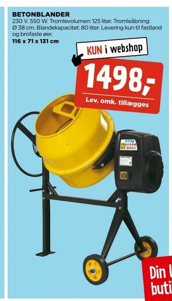 jem & fix Betonblander tilbud