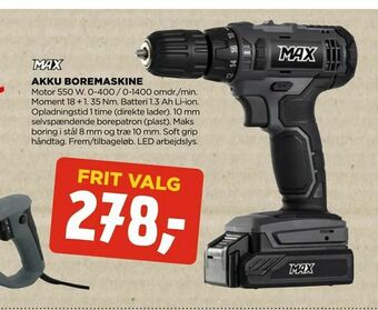 jem & fix Akku boremaskine tilbud