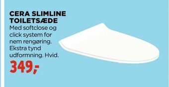 jem & fix Cera slimline toiletsæde tilbud