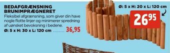 jem & fix Bedafgrænsning brunimprægneret tilbud