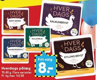 Bilka Hverdags pålæg tilbud