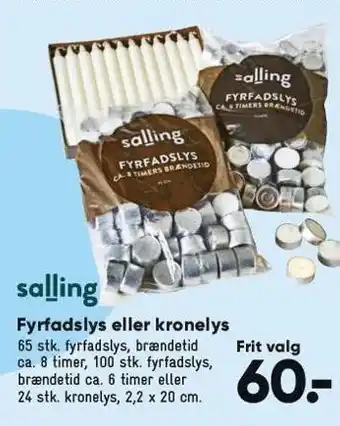 Fyrfadslys el. kronelys