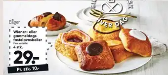 Bilka Wiener- el. gammeldags fastelavnsboller 4 stk. tilbud