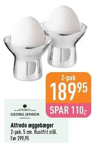 Imerco Georg jensen alfredo æggebæger tilbud