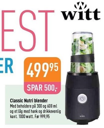 Imerco Classic nutri blender tilbud