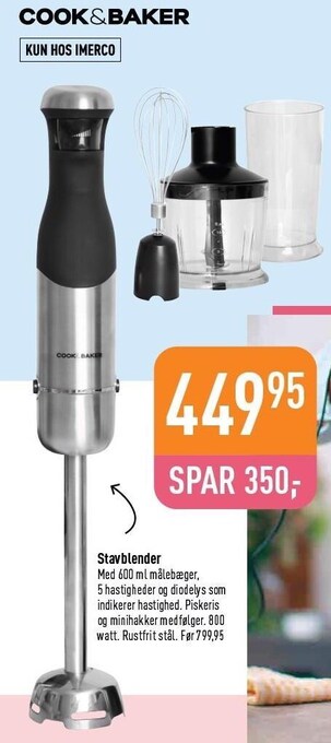 Imerco Stavblender tilbud