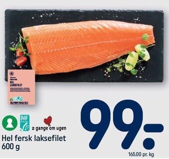REMA 1000 Hel fersk laksefilet tilbud