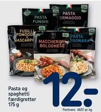 REMA 1000 Pasta og spaghetti færdigretter tilbud
