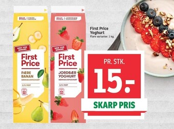 SPAR First price yoghurt tilbud