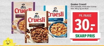 SPAR Quaker cruesli tilbud
