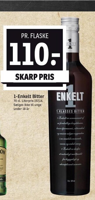 SPAR 1-enkelt bitter tilbud