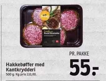 SPAR Hakkebøffer med kantkrydderi tilbud