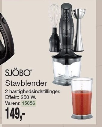 Harald Nyborg Sjöbo stavblender tilbud
