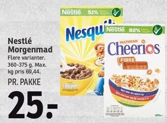 SPAR Nestle morgenmad tilbud