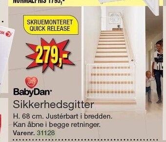 Harald Nyborg Babydan sikkerhedsgitter tilbud