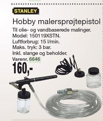 Harald Nyborg Stanley hobby malersprøjtepistol tilbud