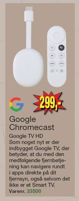 Harald Nyborg Google chromecast tilbud