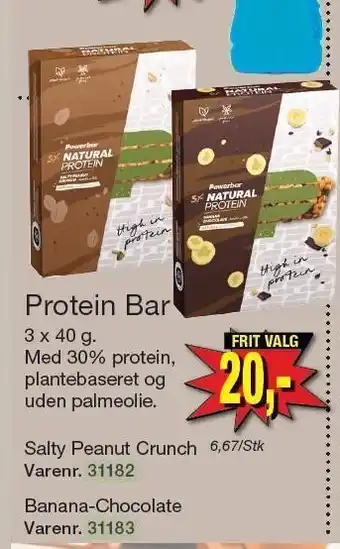 Harald Nyborg Powerbar protein bar tilbud