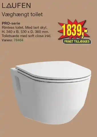 Harald Nyborg Væghængt toilet tilbud