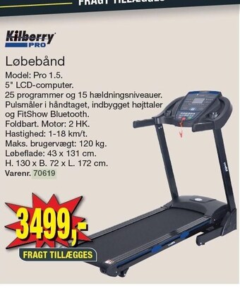 Harald Nyborg Kilberry løbebånd tilbud