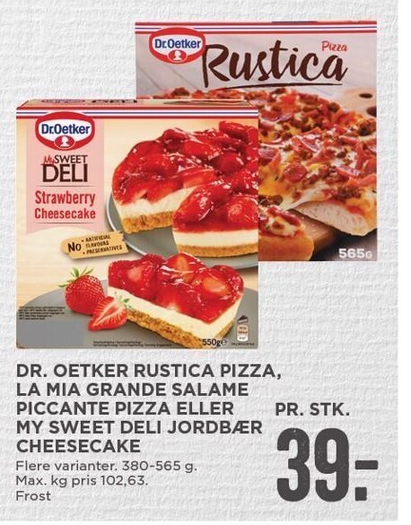 Dr Oetker Rustica Pizza La Mia Grande Salame Piccante Pizza El My Sweet Deli Jordb R