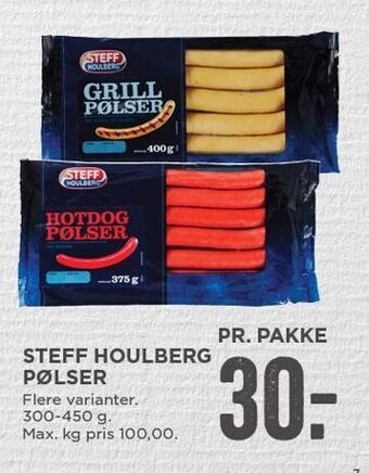 MENY Steff houlberg pølser tilbud