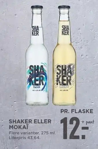 MENY Shaker el. mokaï tilbud